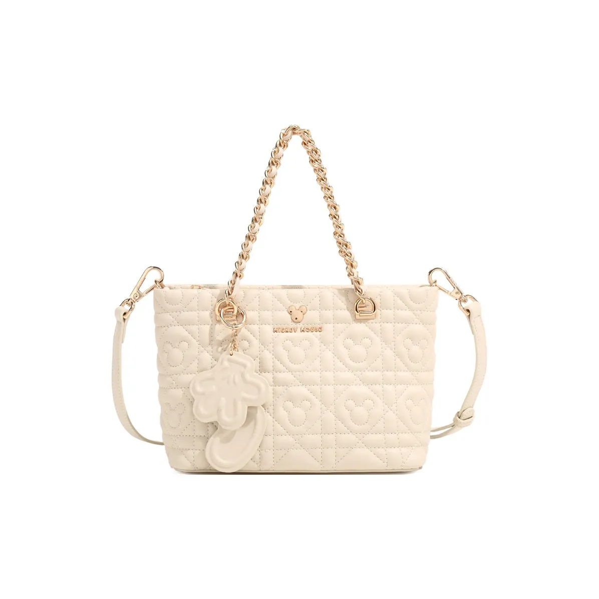 Disney Mickey ПУ (полиуретан) Сумка Стандартная Женская Бежевая