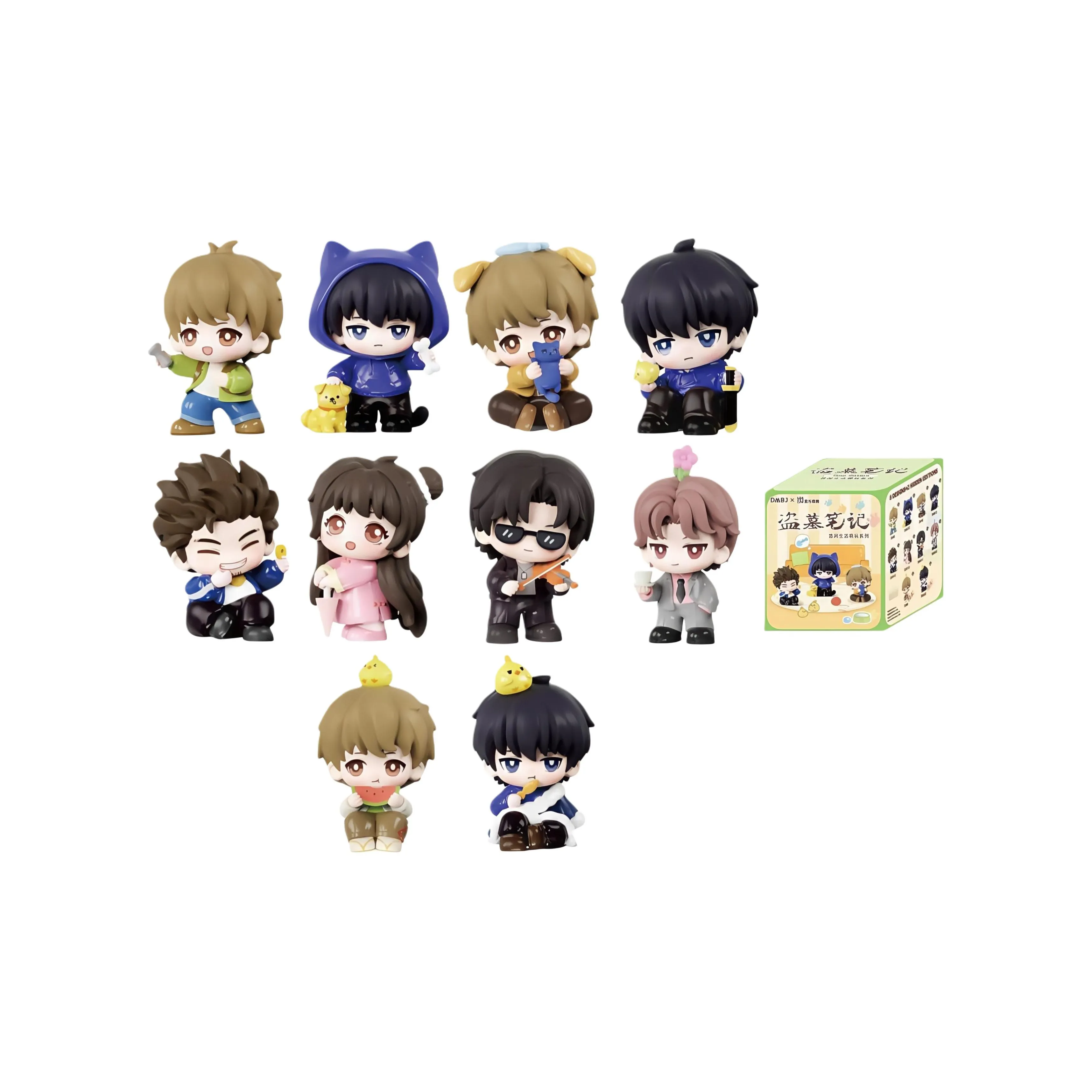 MAILEWEIMEI The Lost Tomb Leisure Lifestyle Blind Boxes Single Mystery Box Full Box 8 Pack MAILEWEIMEI Потерянная гробница Leisure Лайфстайл Слепые коробки Один Mystery Коробка Полная коробка 8 шт