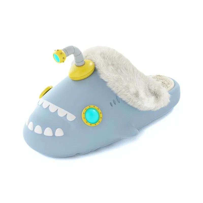 HelloSlippers Shark Winter Sharkicks Winter Submarine Домашние тапочки с открытым каблуком унисекс
