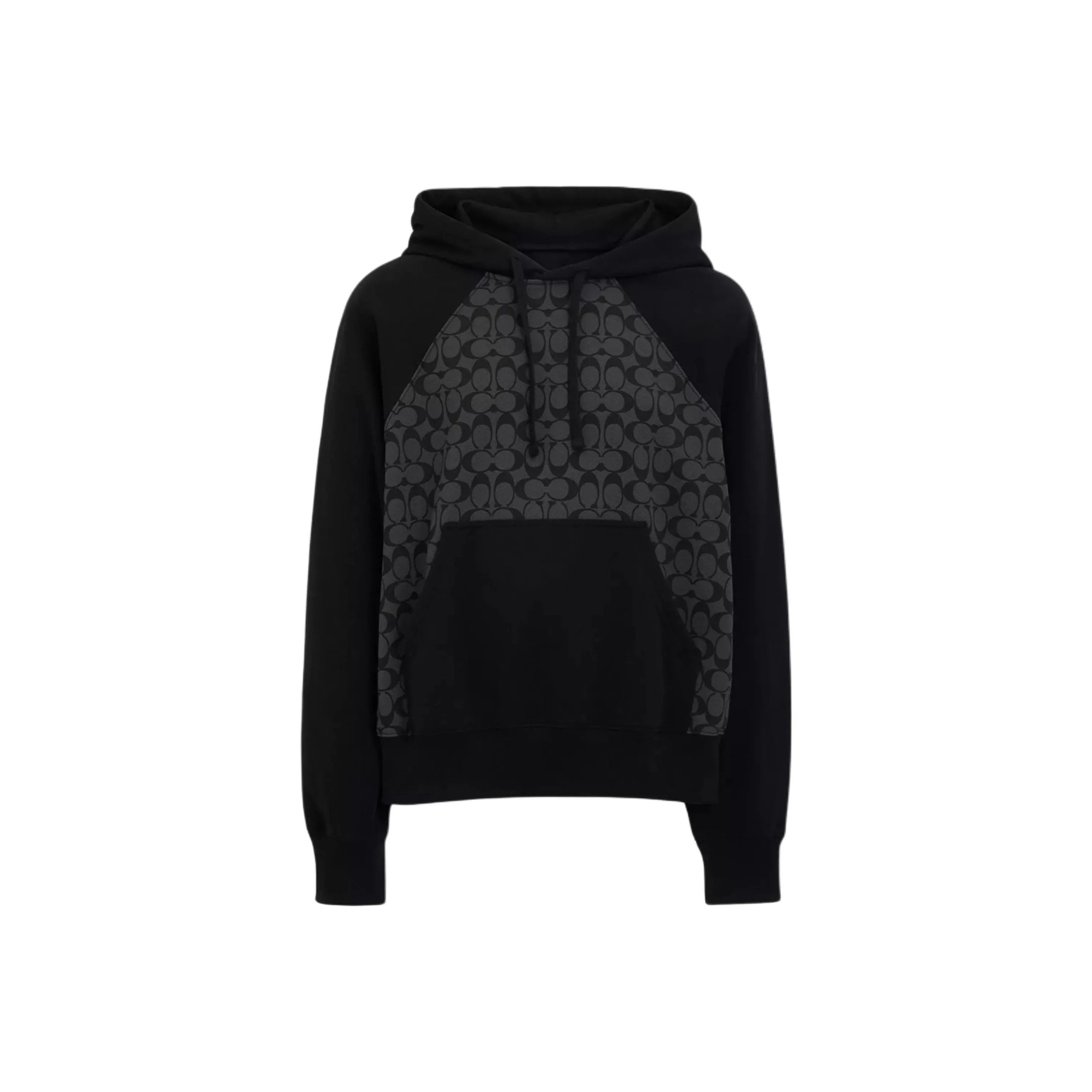 COACH Signature Hoodie Sweatshirt Men's Black