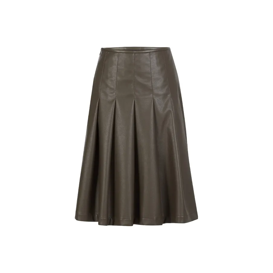 HECHTER Кожа Длинная Юбка Женская