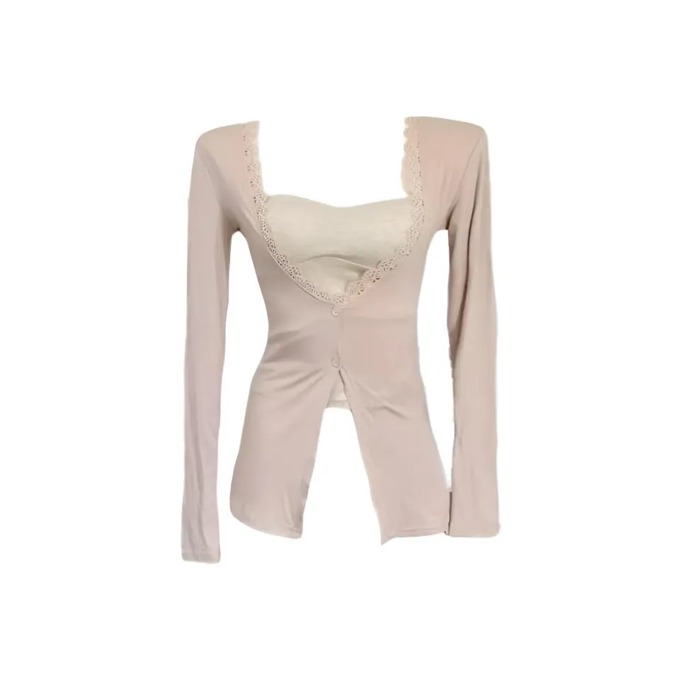 EMDPN Горячая девушка Облегающий крой Топ на бретелях Топ Два предмета Комплект Повседневный Костюм Женские