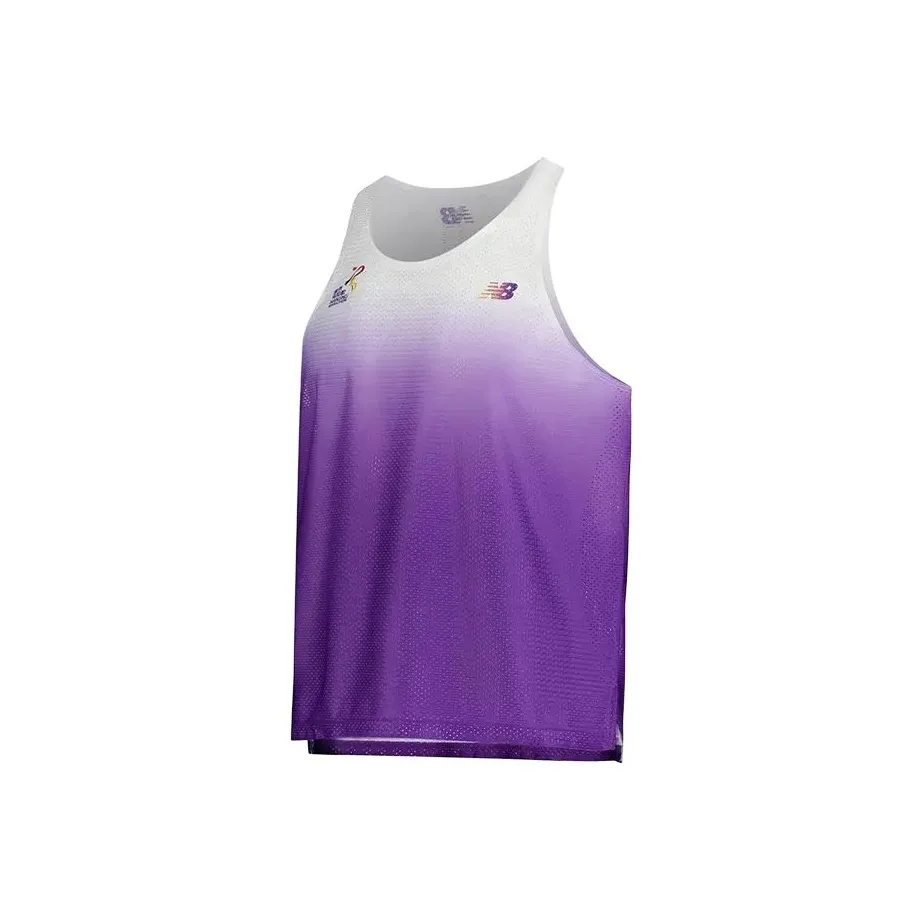 New Balance Фиолетовый Белый Мужские Майки