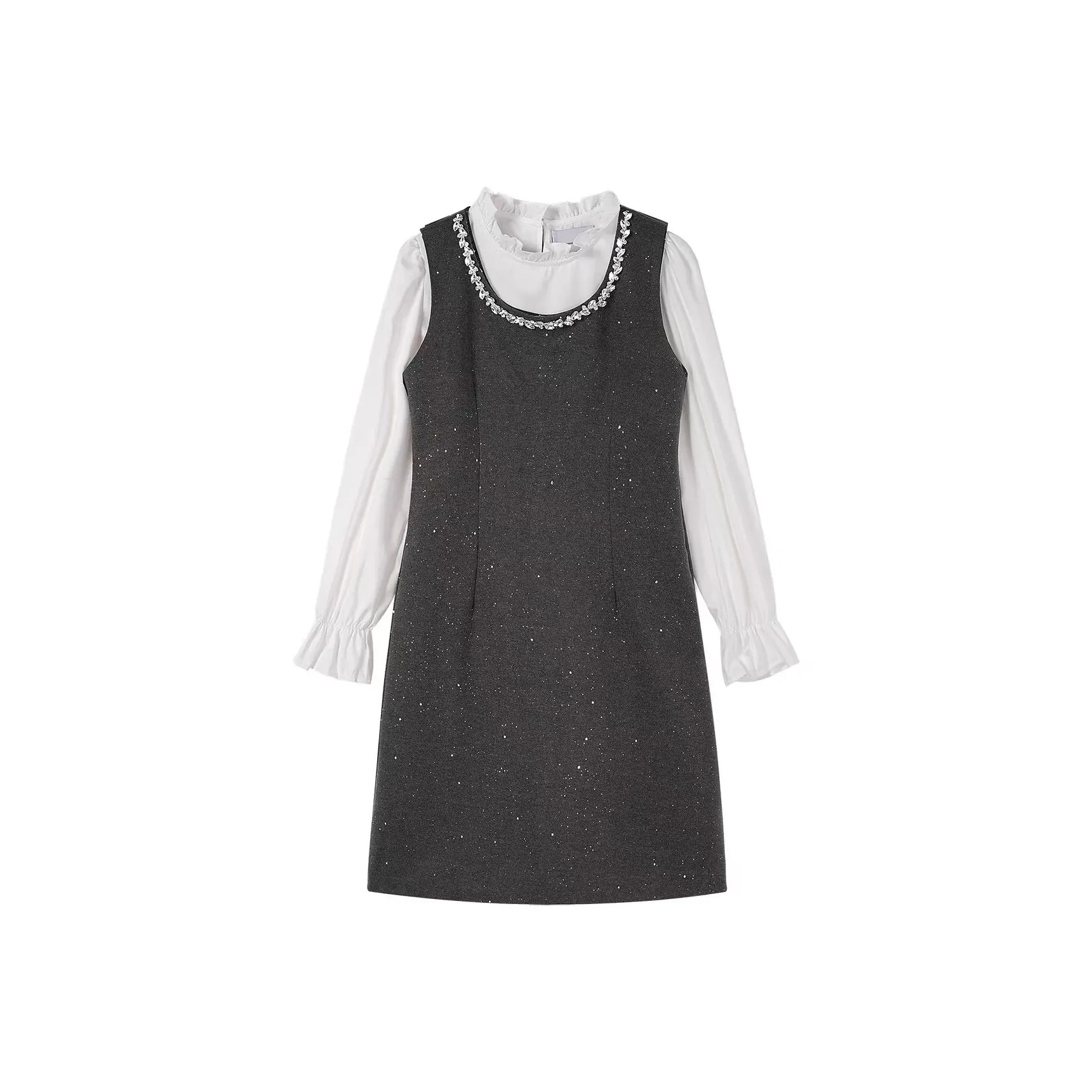 SYEEE WITH U Длинное платье с длинными рукавами женское