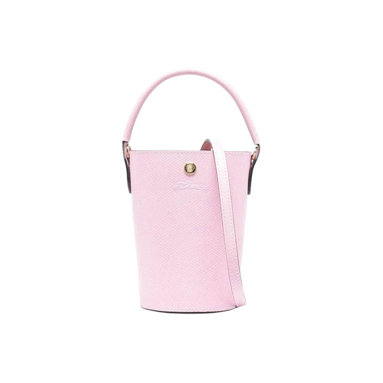 LONGCHAMP Épure Корова Кожа Ведро-Формовая Сумка Сумка Плечевая Сумка Мини Женский Розовый