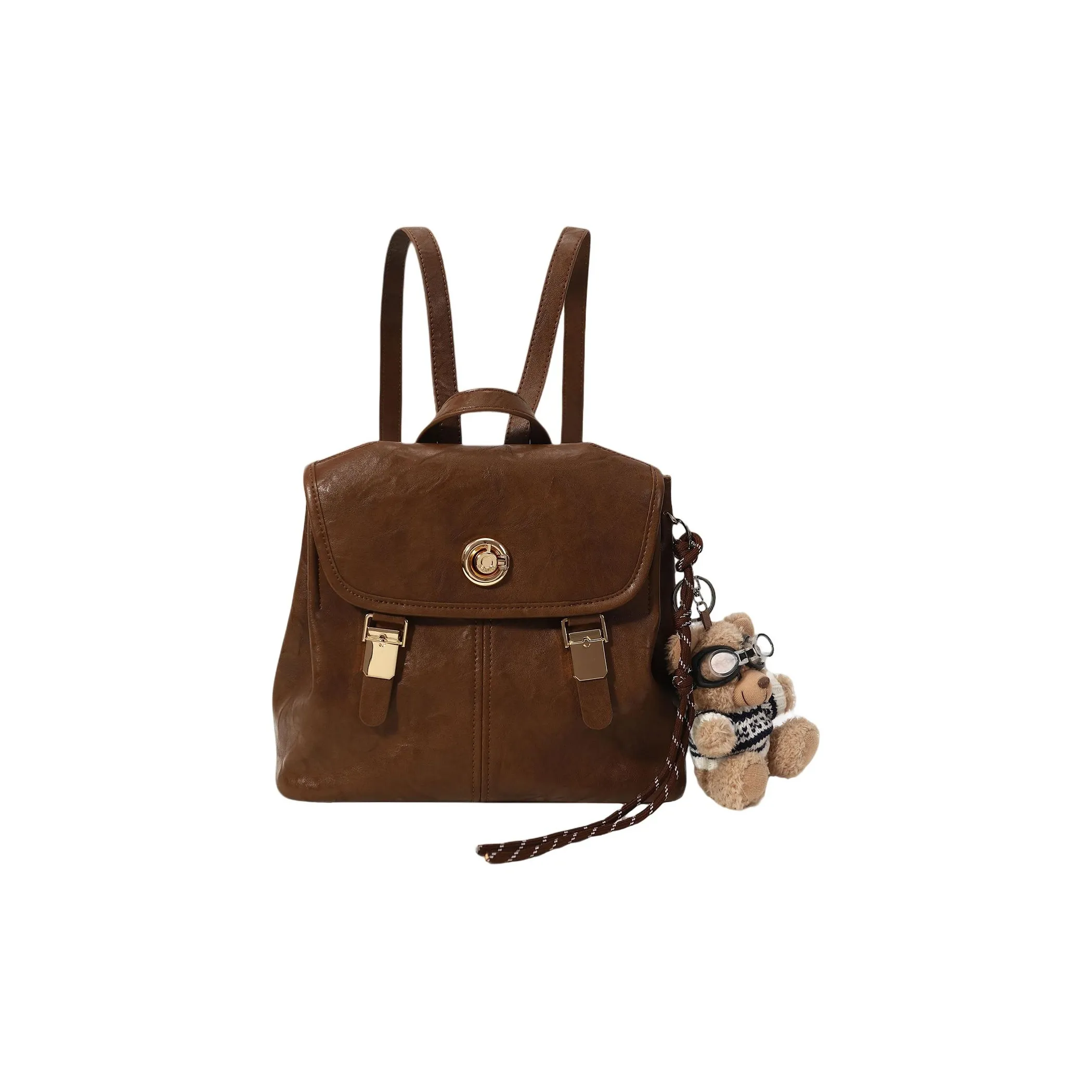 PAYOT Синтетическая кожа Сумерки Золотой Рюкзак Женский Коричневый Черный