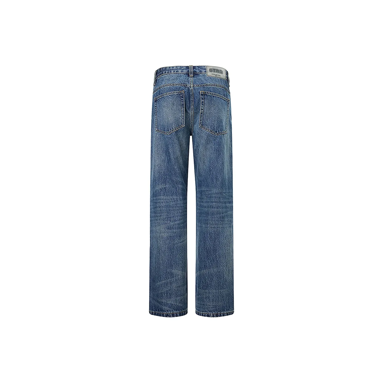 GTRG Wash Blue Unisex Jeans GTRG Вымытые синие унисекс джинсы