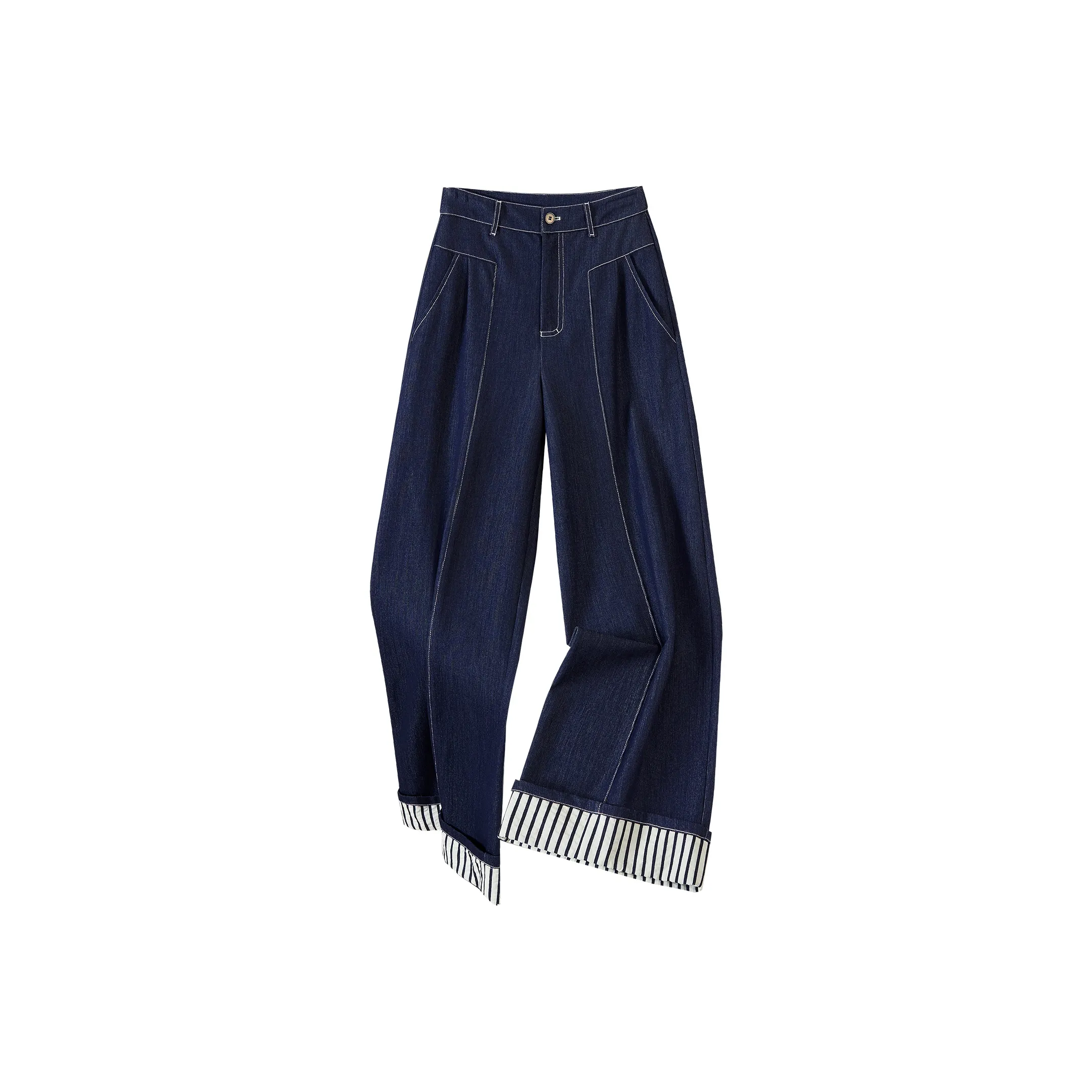 TOUCH Повседневные брюки Женские Темно-синий