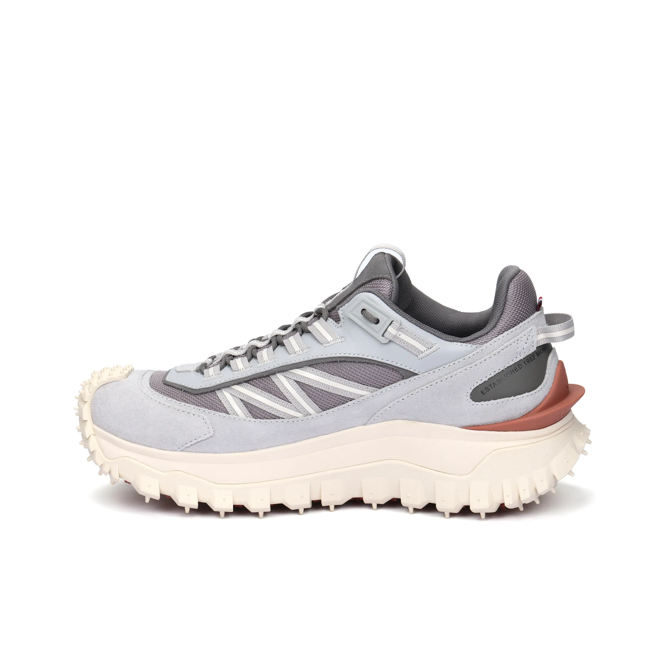 Moncler Trailgrip Low Top Casual Shoes Men's Gray