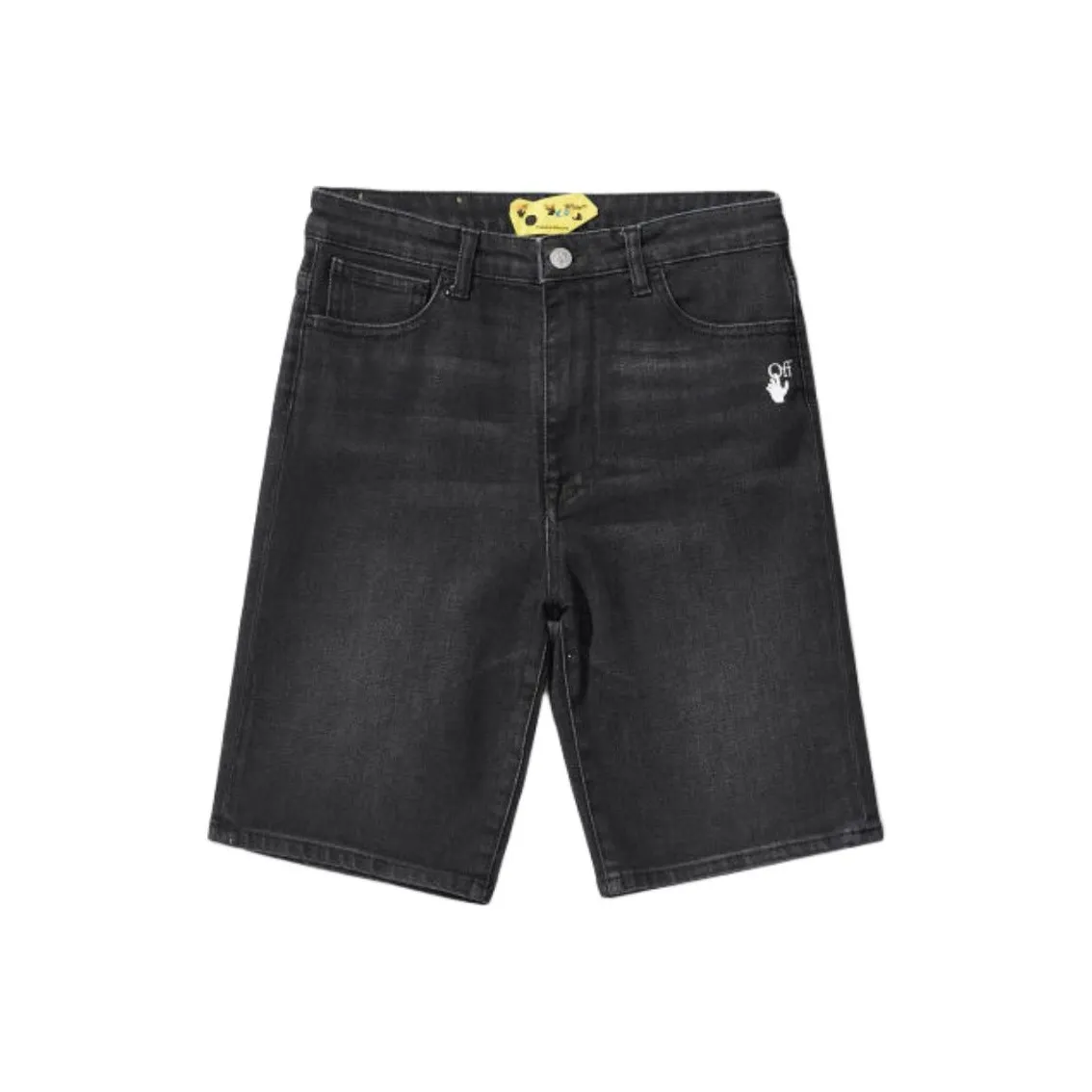 Off Белый Черный Женские Джинсовые Шорты