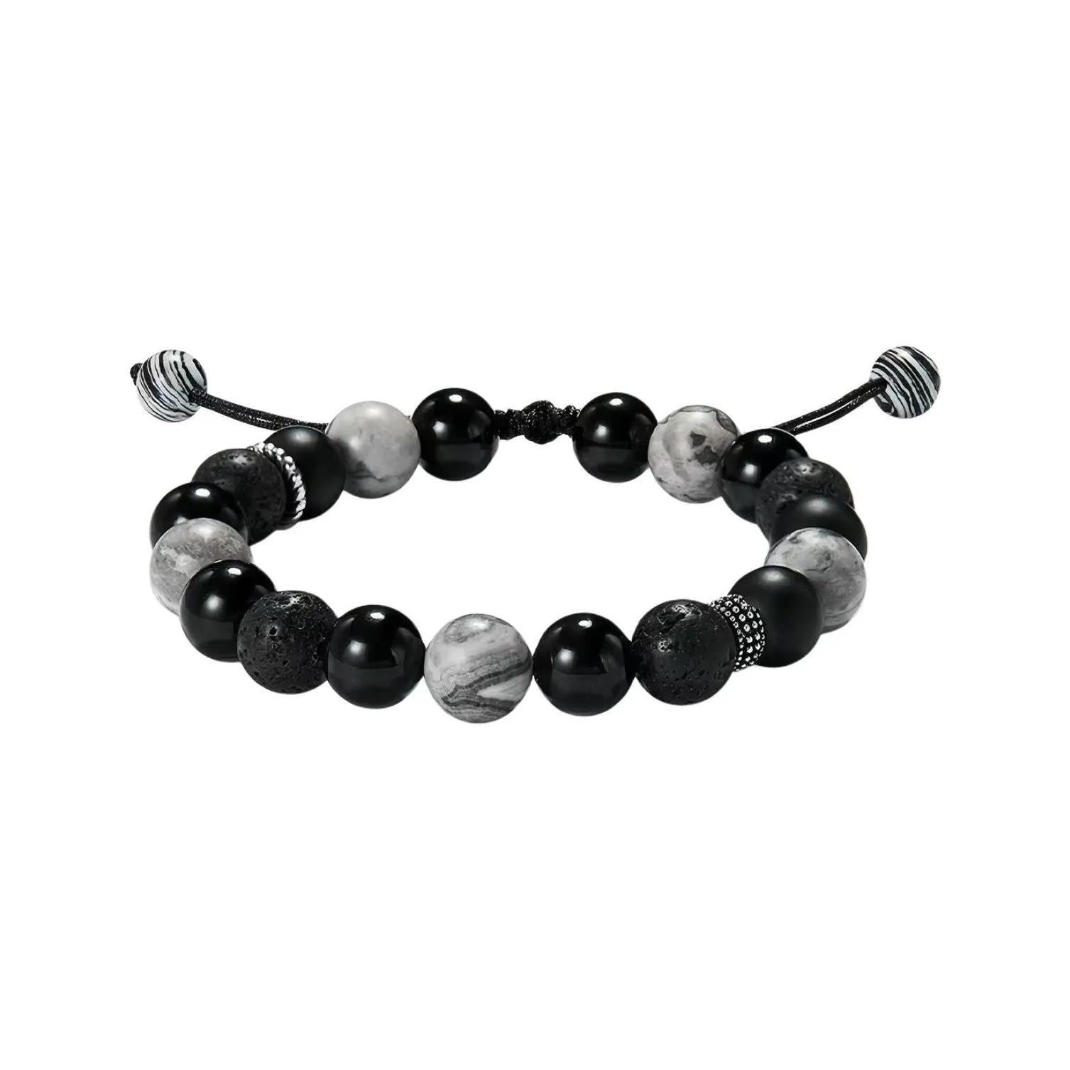 Yu Oval Bangle Хлопок Браслет Шнурки Унисекс