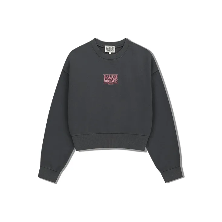 MARITHE FRANCOIS GIRBAUD Минималистский стиль Круглый вырез Укороченный Женский