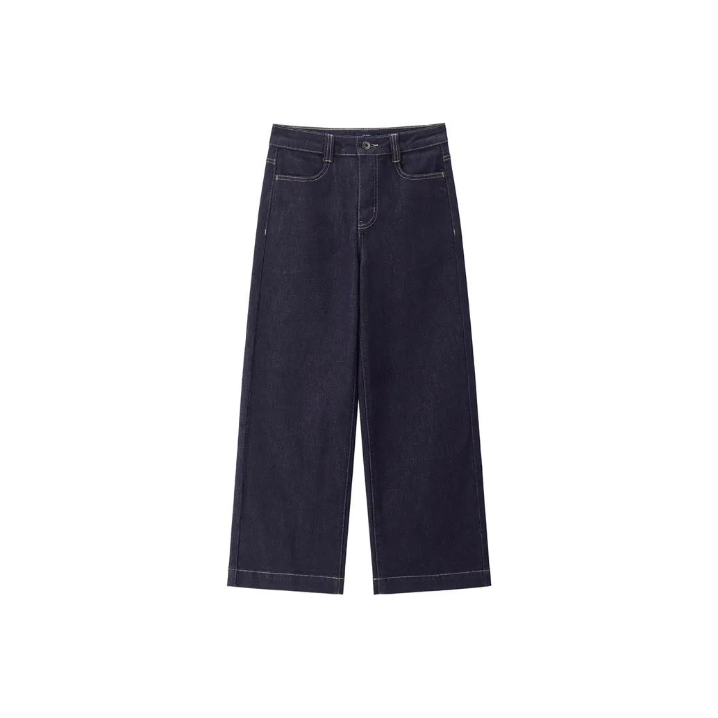 Giordano 28 Темно-синий Синий Женские Джинсы