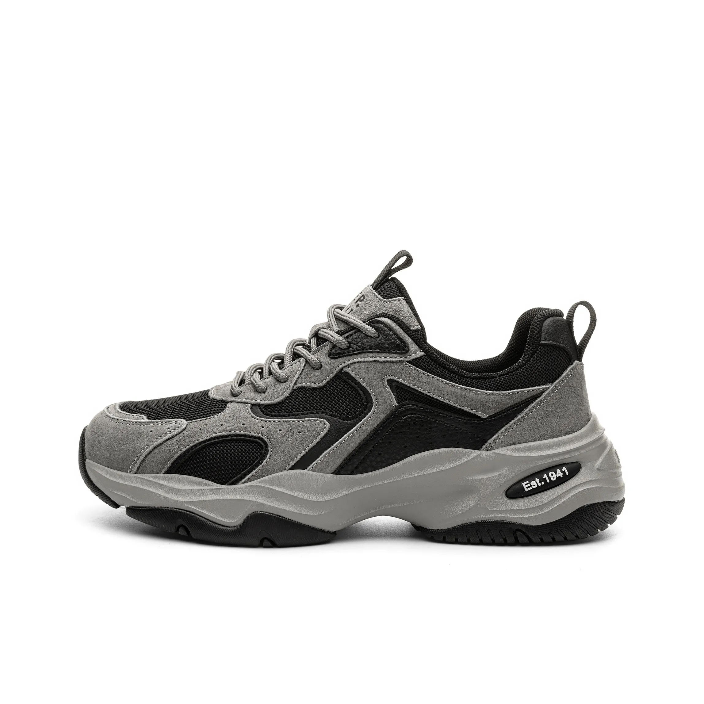 JEEP SPIRIT Амортизация Устойчивость к истиранию Поддержка Противоскользящие Низкие Кеды Мужские Вулканический Серый