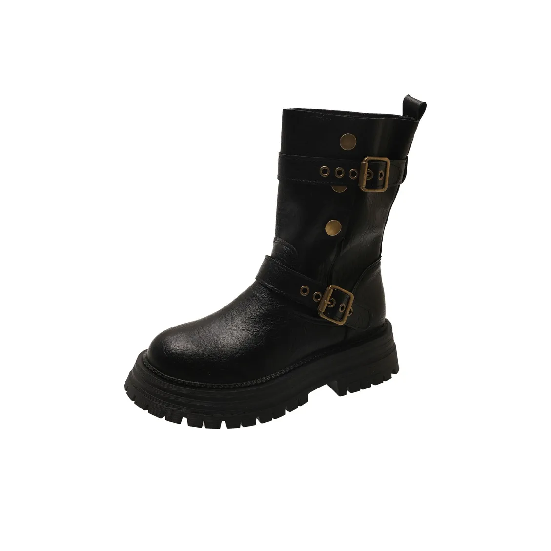 Nrillo Маленький Удобный Универсальный Винтаж Британский стиль Модный Модный Похудение Коммутирование Ботильоны Женские