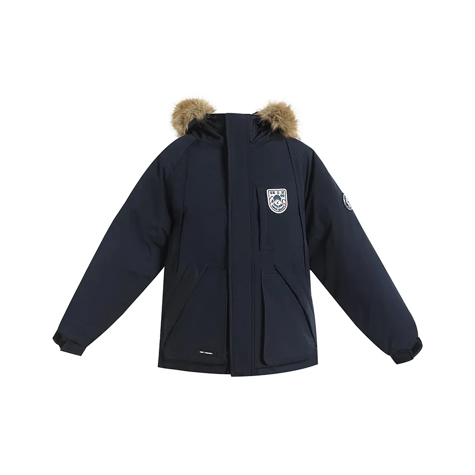 ORIGIN Темно-синий женский пуховик