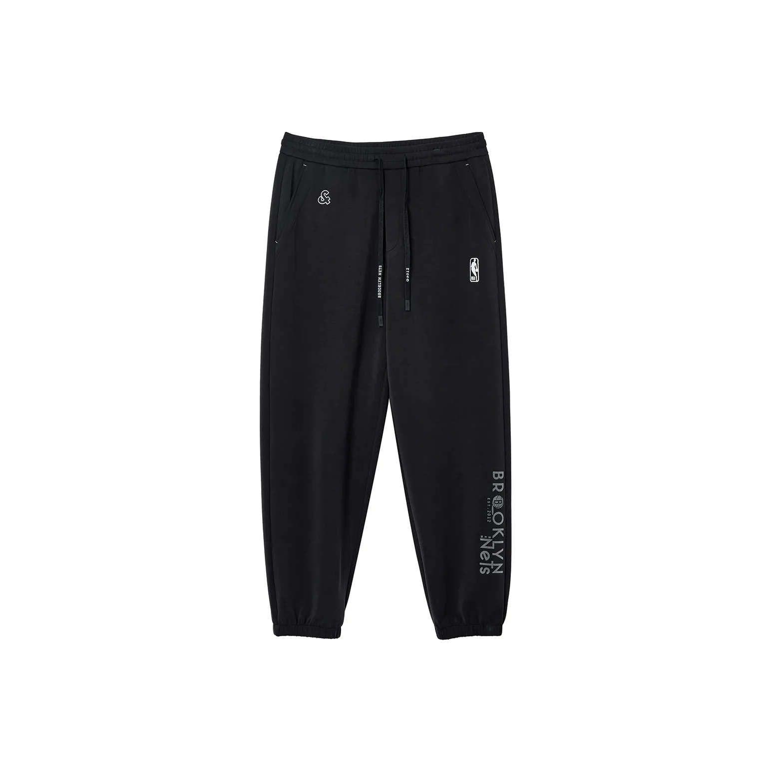 JACK JONES· Джек JONES x NBA Co Брендированные Brooklyn Nets Весенние-Осенние Вязаные Тренировочные Штаны Мужские