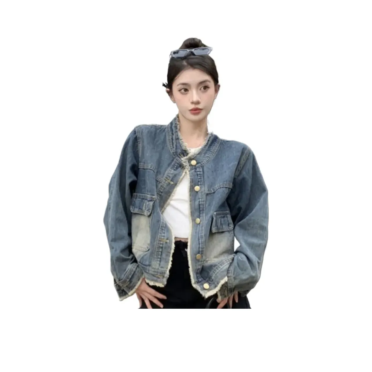 BELOVED STARRY Джинсовая куртка Женская