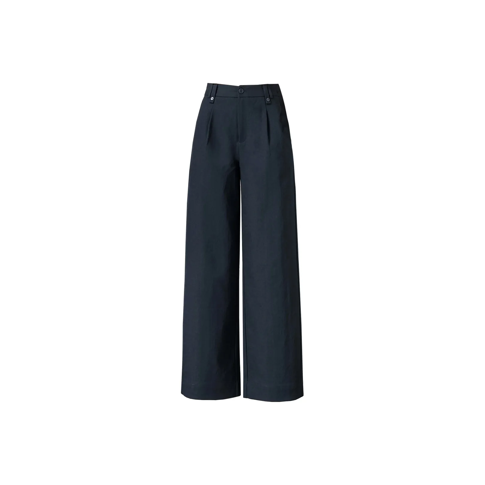 WEIXI Темно-синий женский костюм брюки