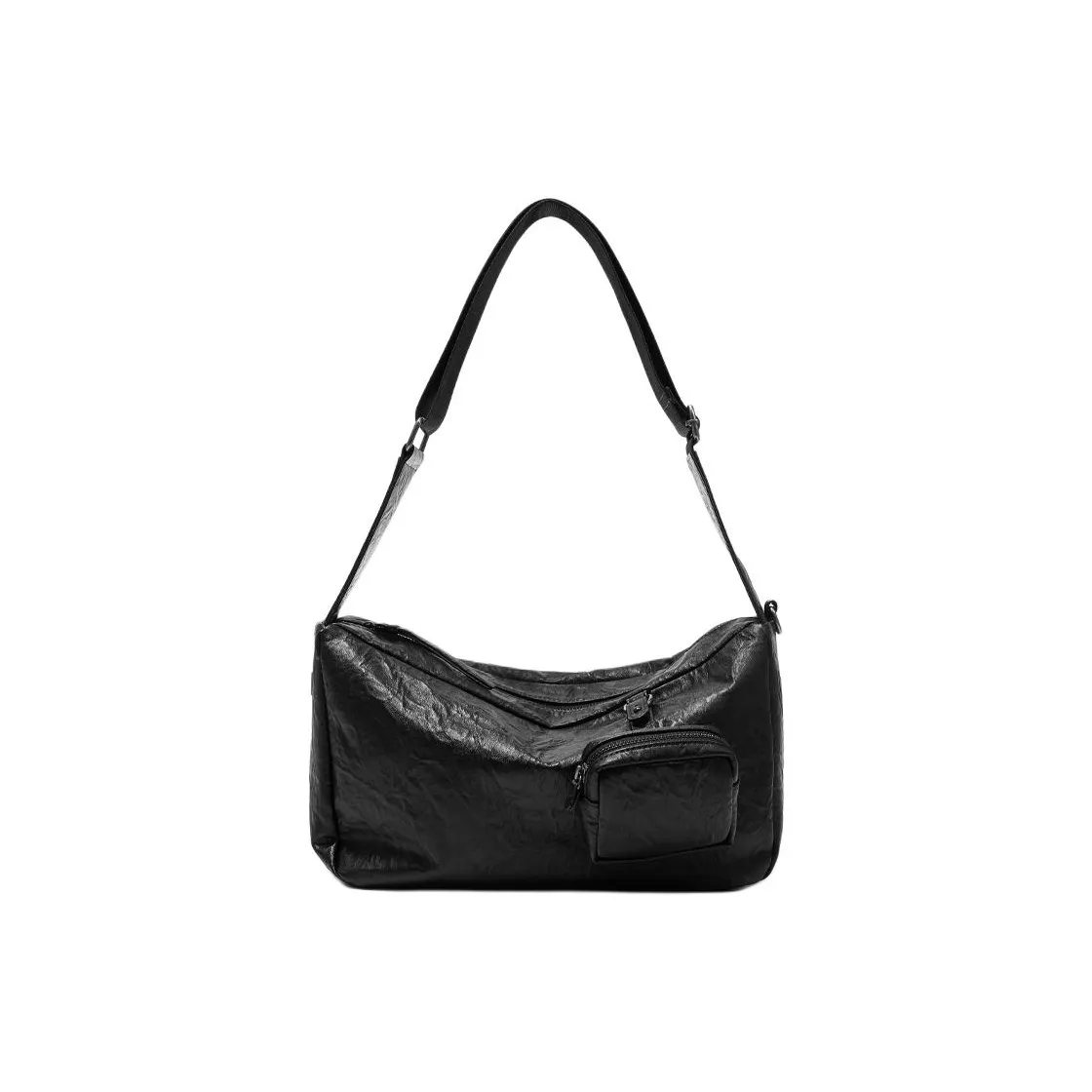 VIHUS ПУ (полиуретан) Сумка через плечо Сумка на плечо Стандартная Унисекс Черная