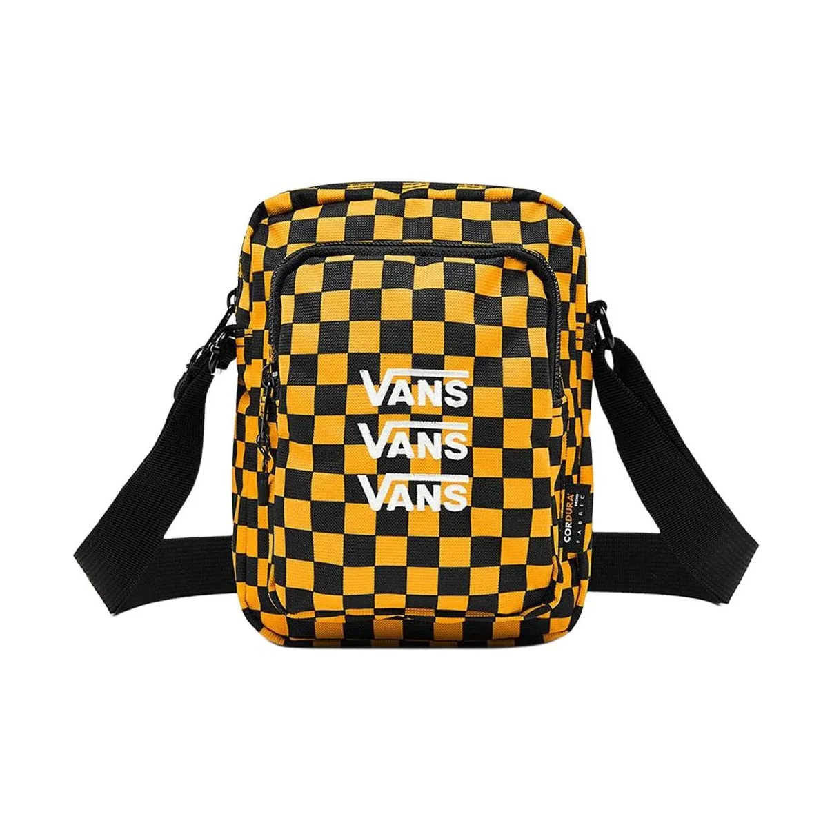 Vans Fabric Crossbody Bags Unisex Black Yellow
