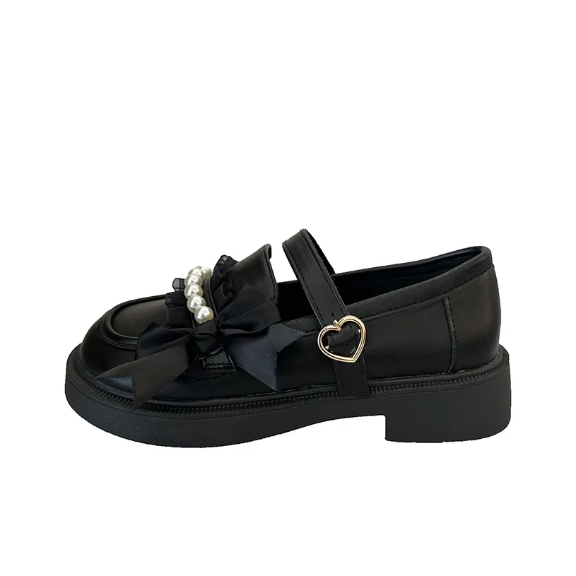 Wuji Грубый каблук Мэри Джейн Женские туфли