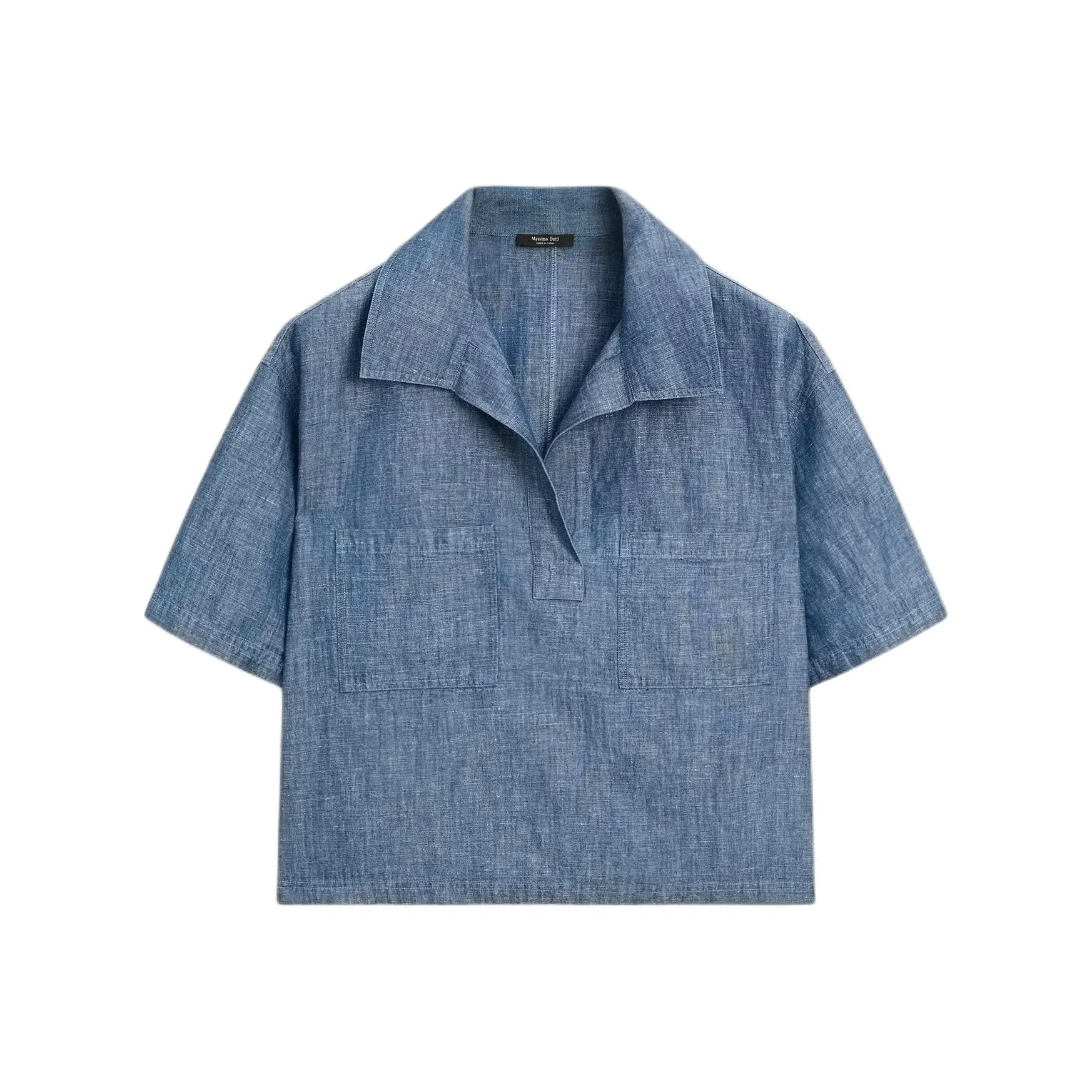 Massimo Dutti Blue Women's Shirts Масимо Дутти Синие Женские Рубашки