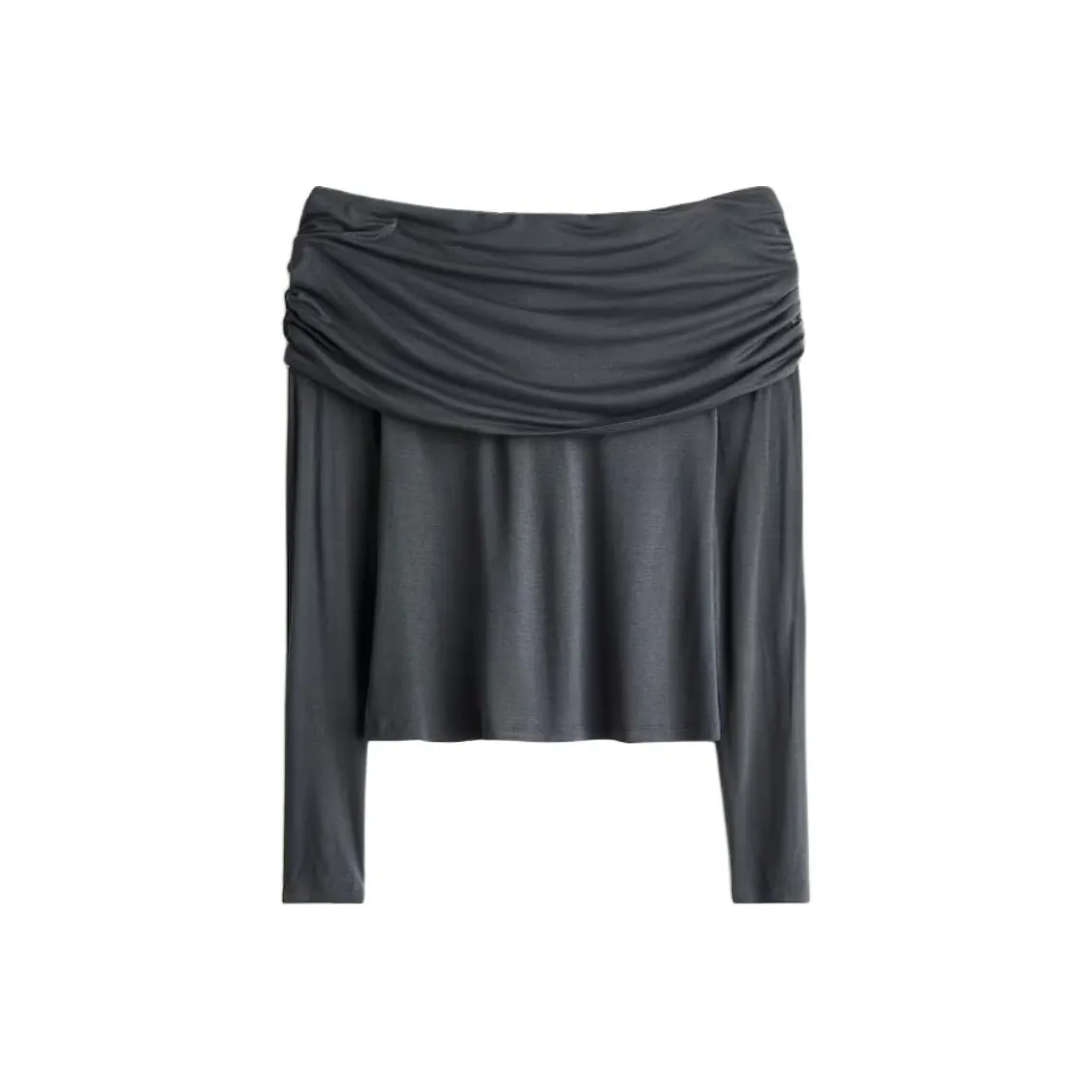 H M Темно-серые женские футболки