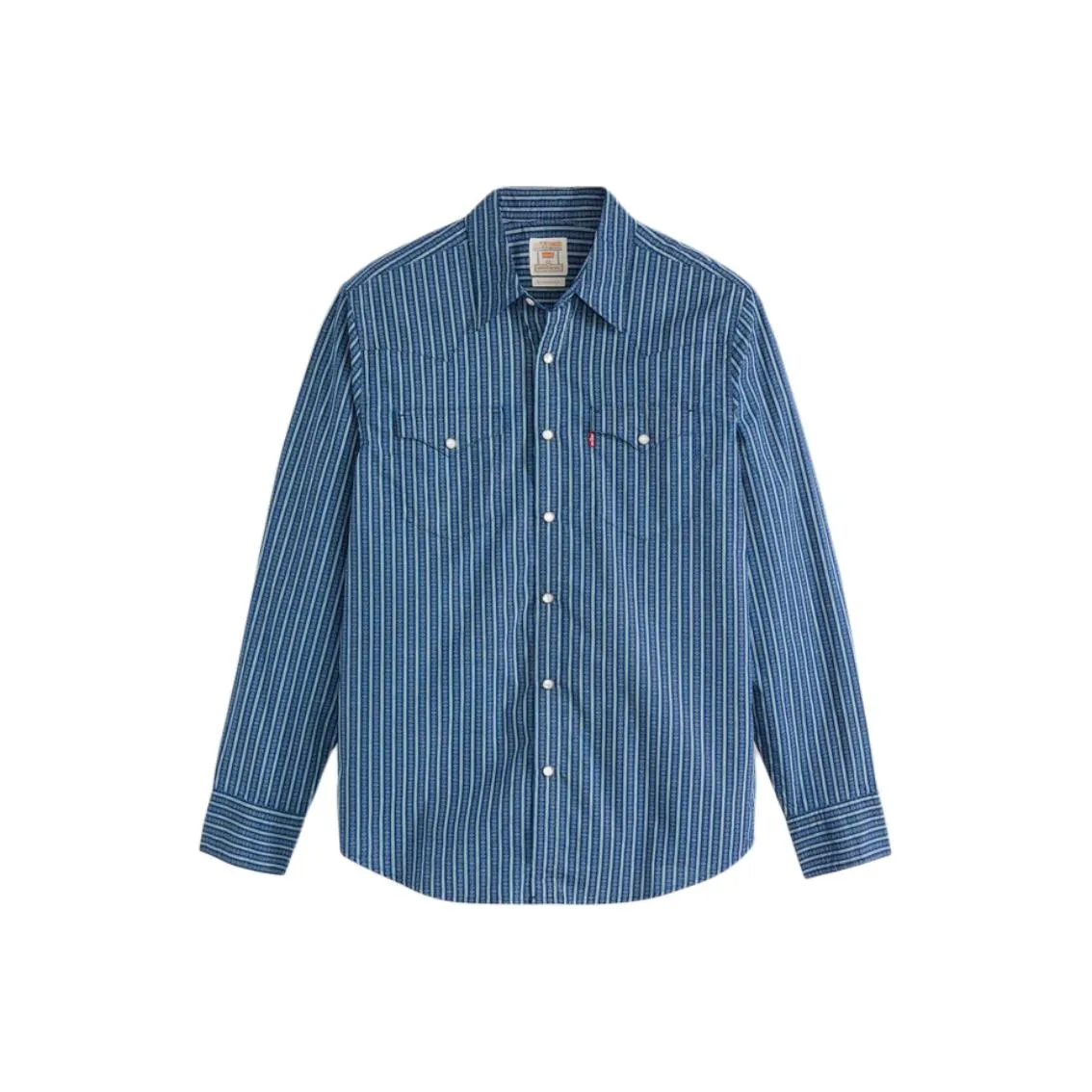 Levis Blue Men's Shirts Левис Синие Мужские Рубашки