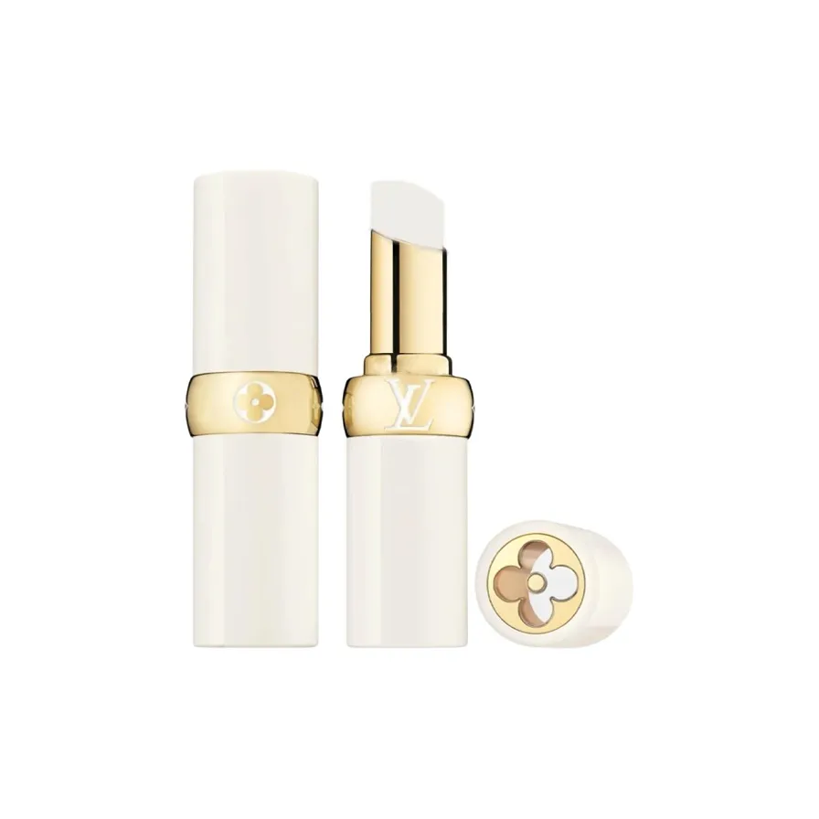 LOUIS VUITTON BAUME Помада Белая трубка Увлажняющая Легкая Смешиваемая Гидратирующая 3г