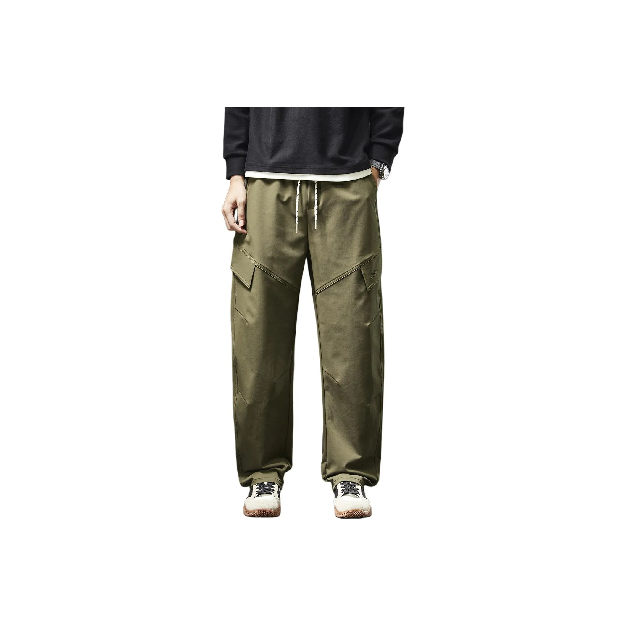 JEEP Хаки Коричневый Унисекс Повседневные Штаны