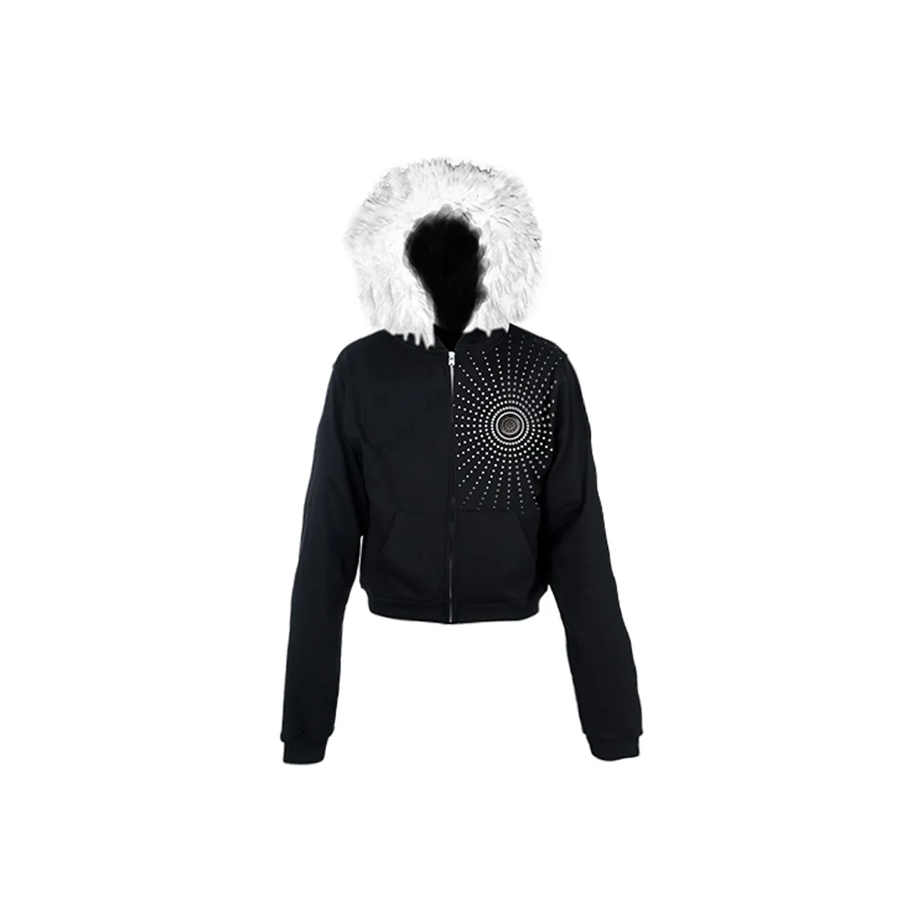 PAIKI Sonic Assassin Меховой воротник Эстетический визуальный стиль Толстовка Универсальная Осенняя и Зимняя Куртка Для мужчин Унисекс