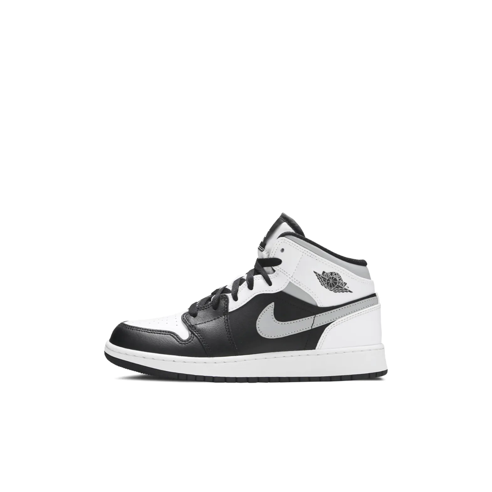 Jordan 1 Mid White Shadow GS