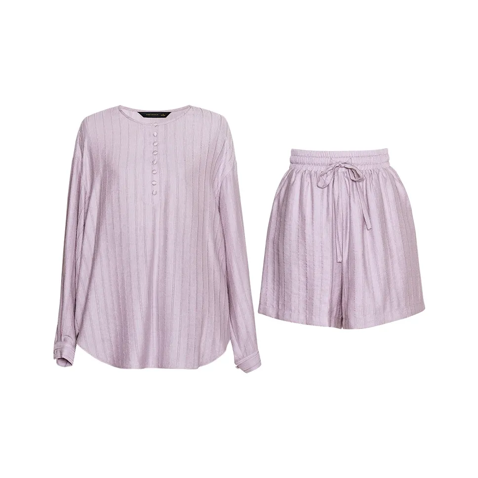 ROEYSHOUSE Фиолетовый Женские Повседневные Костюмы