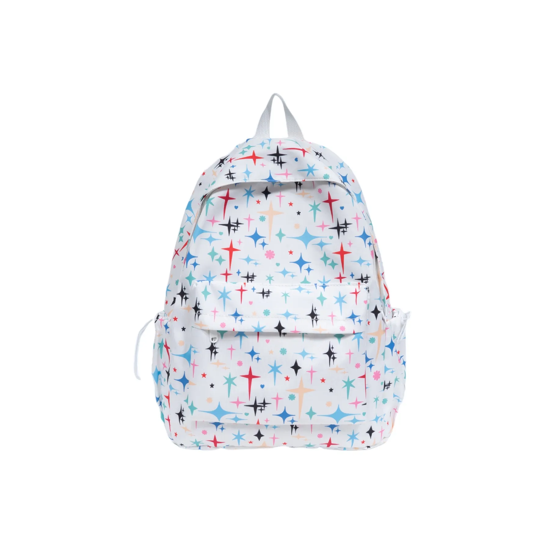 KOUDIXIONG Полиэстер Рюкзак Стандартный Подростки Четырехконечная Звезда Граффити Кошачья лапа Розовые Звезды