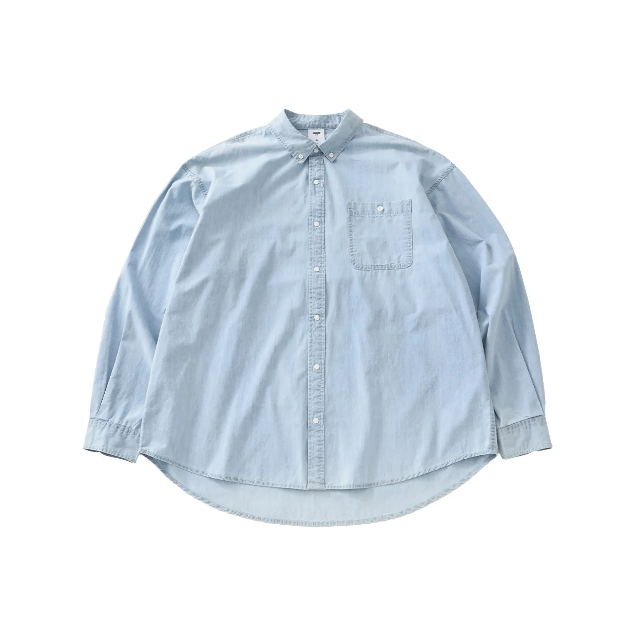 RESTICK Японский винтаж Синий Рубашка Мужская
