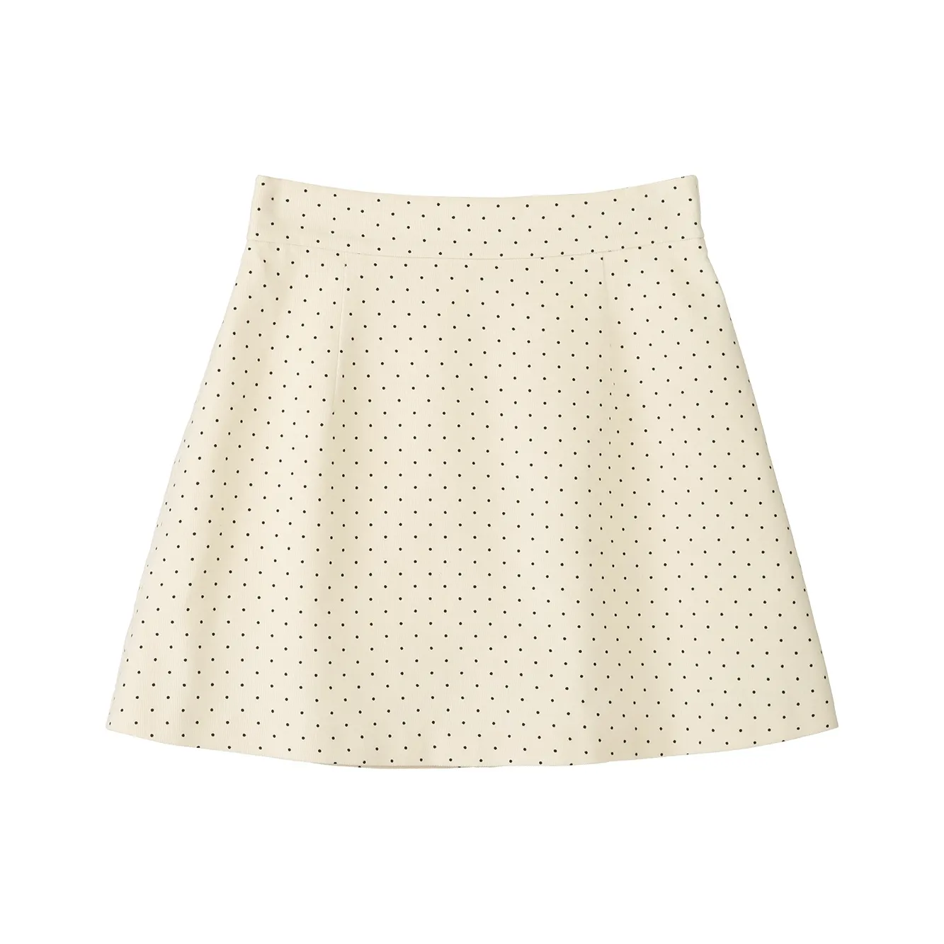 Fstudio Early AUTUMN Корейский стиль Маленький Балет Гороховый узор Возраст Уменьшающий A Линия 100% хлопок Повседневные короткие юбки Женские