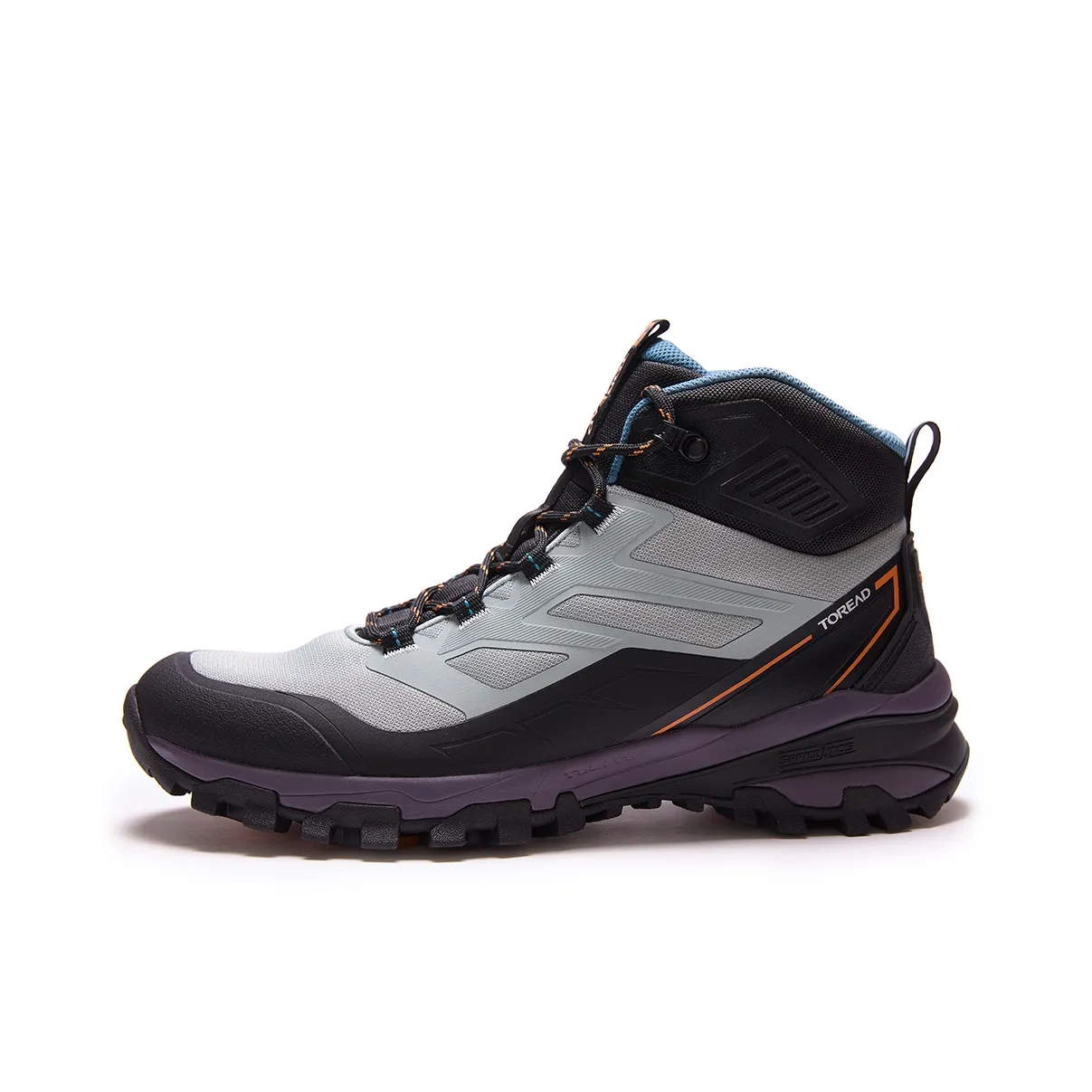 TOREAD Slip-resistant Abrasion-resistant Waterproof MID Top Hiking Shoes Men's TOREAD Противоскользящий Устойчивый к износу Водонепроницаемый MID Топ Походная обувь Мужская