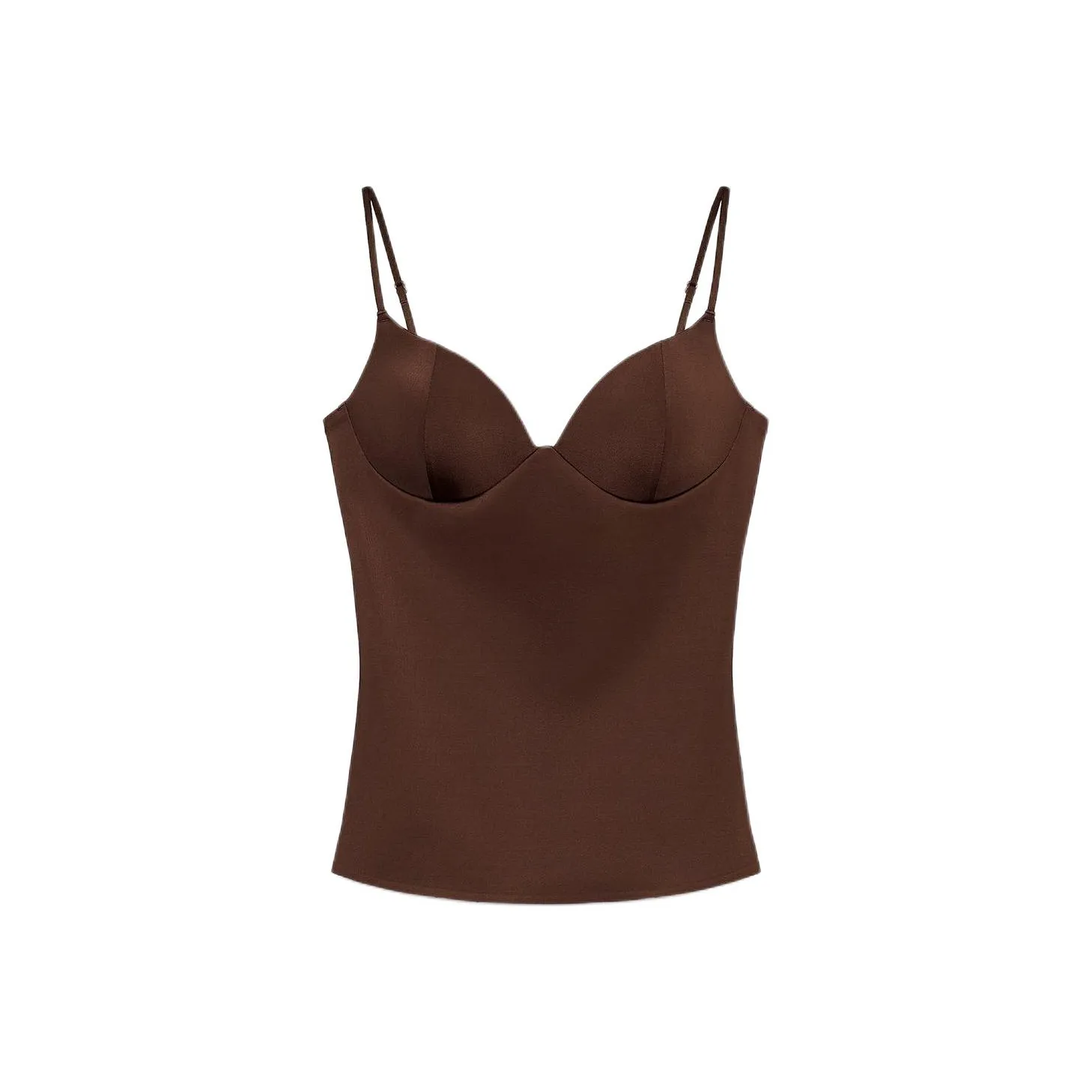 ZARA Коричневый Женский Топ