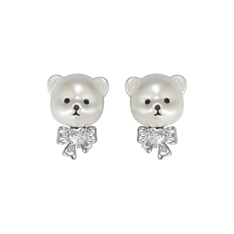 AAJF Серьги из меди с серебряным покрытием женские