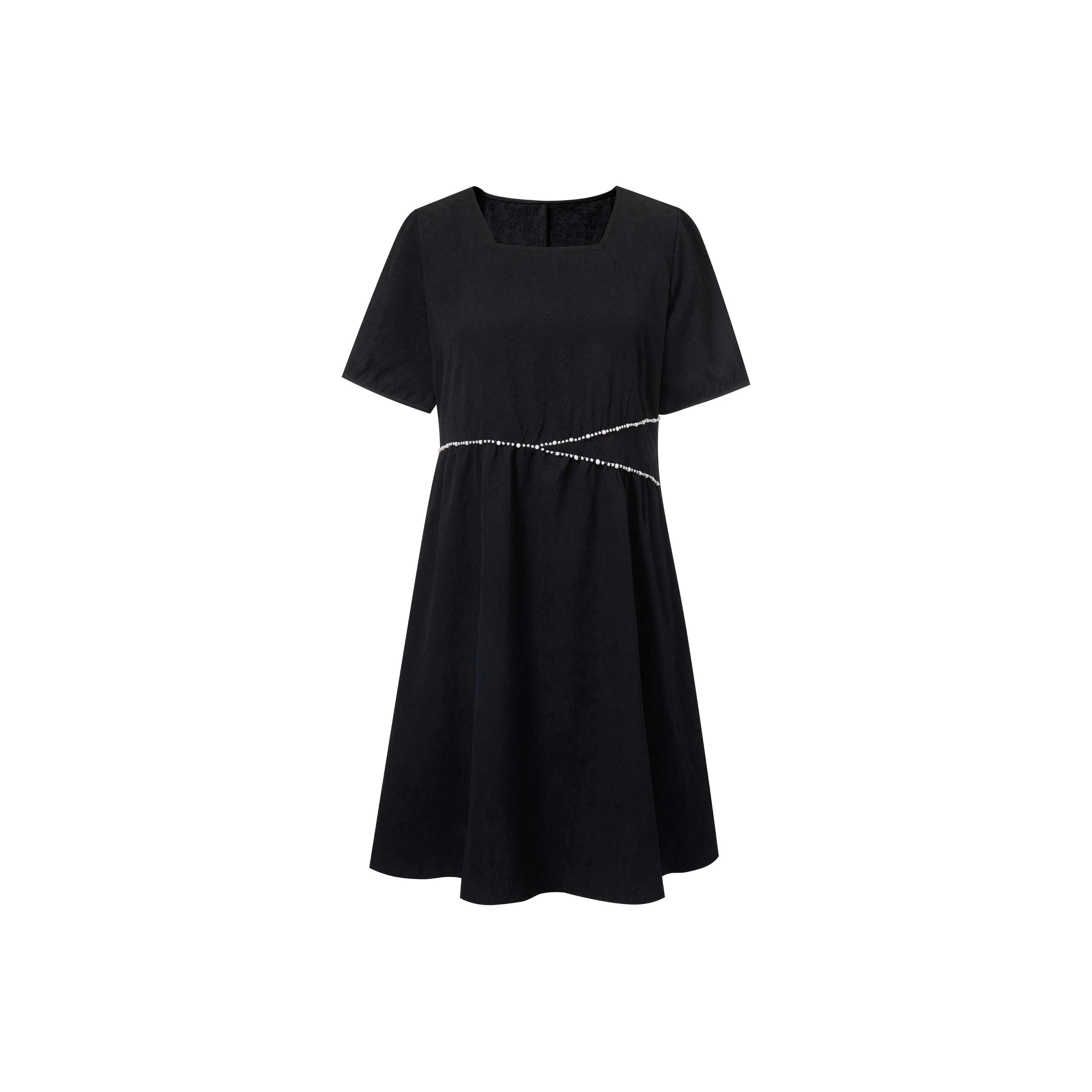 MSSHE Короткий рукав Платье Женское