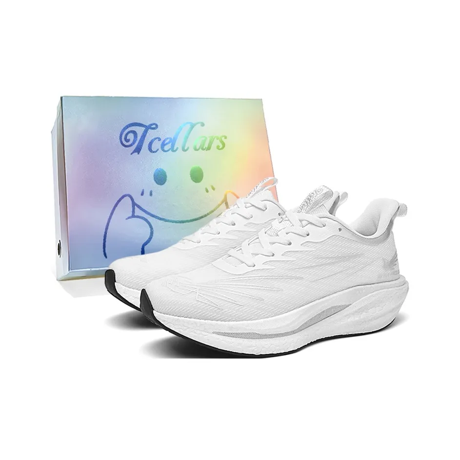 TCELLARS Cushioning, Breathable Coverage, Support, Balance, Rebound Low top Running Shoes Unisex