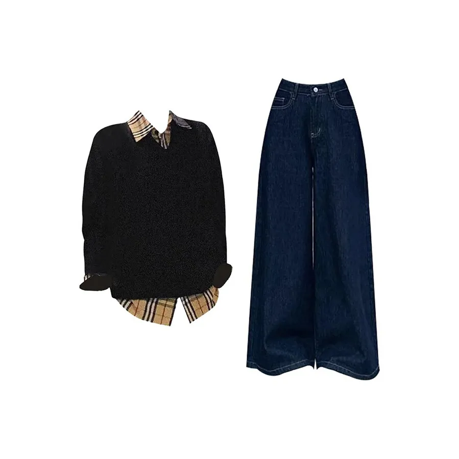 MARIE·COCO Жилет + Рубашка + Брюки Женские Повседневные Костюмы