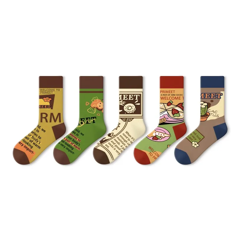 Primeet Unisex Mid Calf Socks