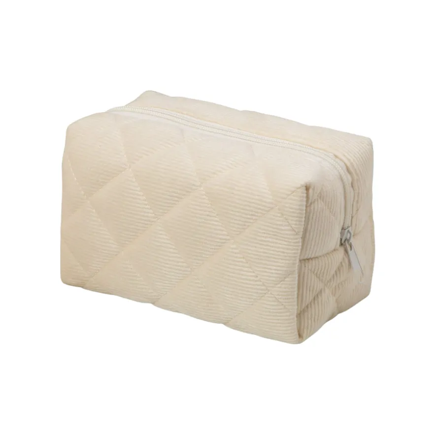 Wei Beauty Большая емкость Вельвет Клетка Помада Хранение Лоскутное шитье Утепленный Кабель для наушников Хранение Косметички