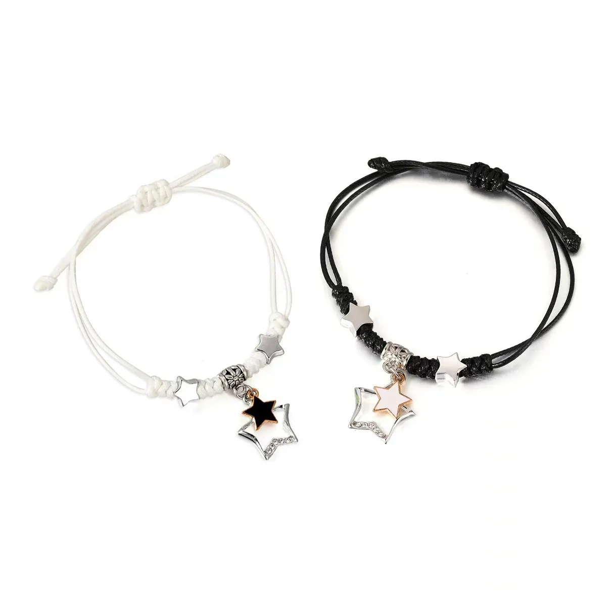 Yu Oval Bangle Хлопок Браслет Шнурки Унисекс