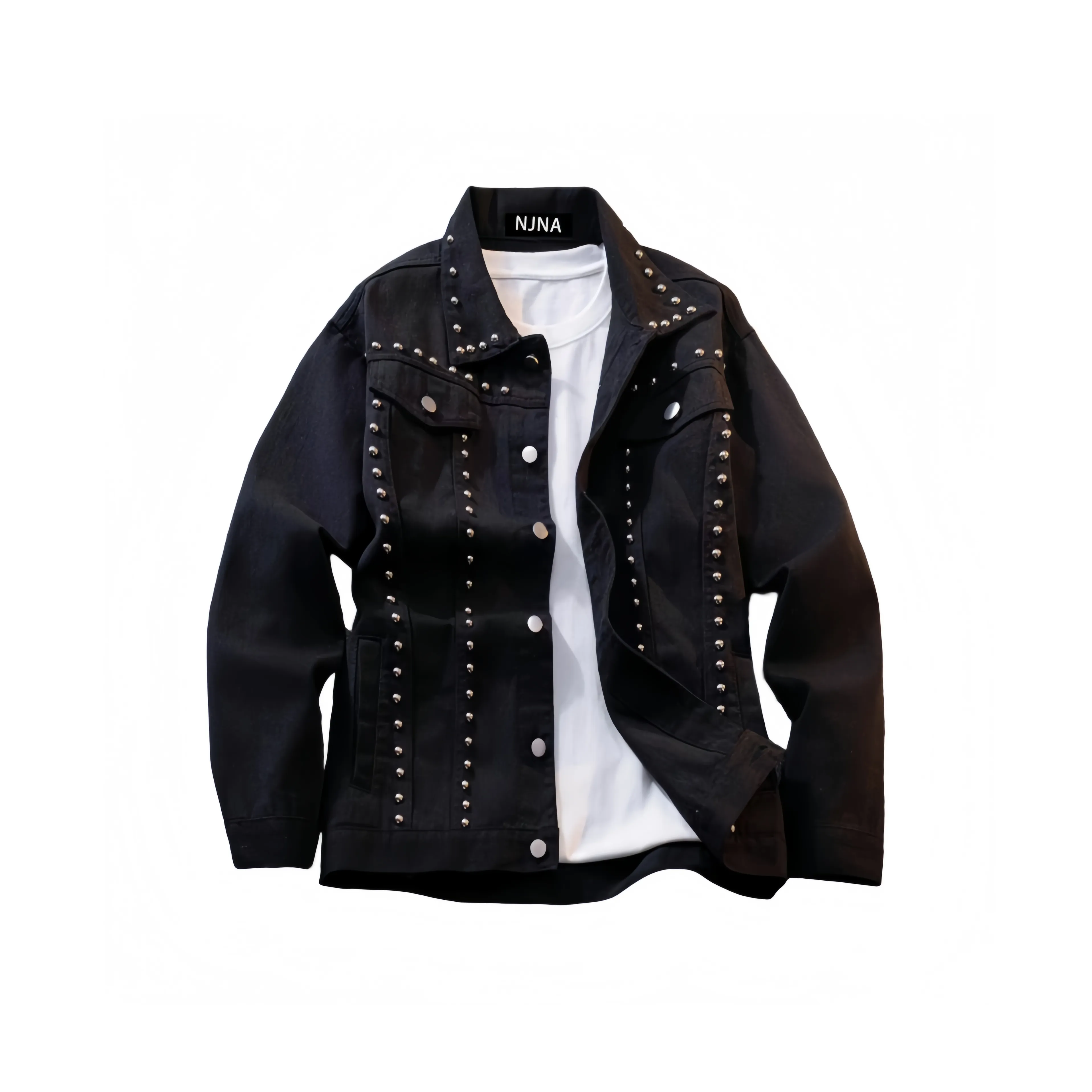 CAT'S PAW Черный Унисекс Джинсовые куртки