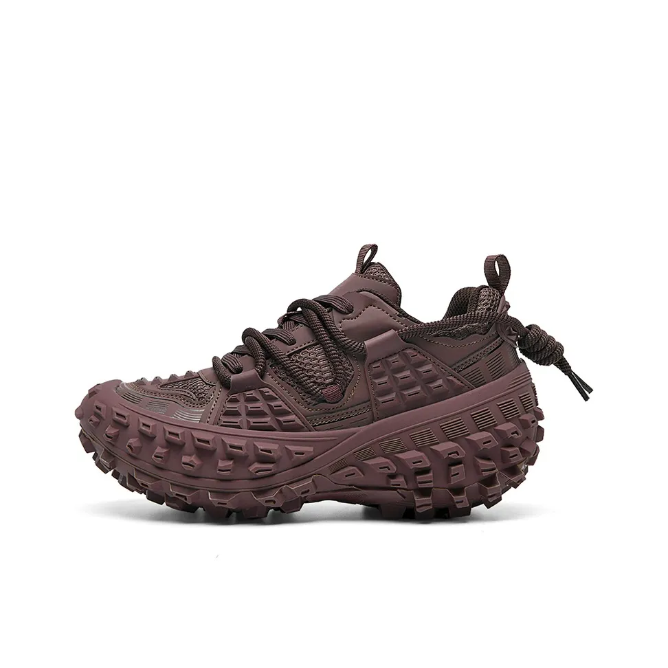 DoraemonA Низкий топ толстая подошва кроссовки мужские