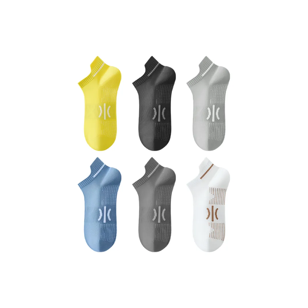 Удобный и освежающий носки No Show мужские 6 пар