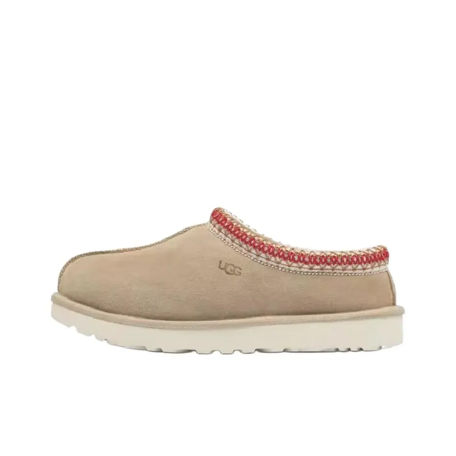 UGG Резиновая подошва устойчивая к истиранию домашние тапочки женские бежевые